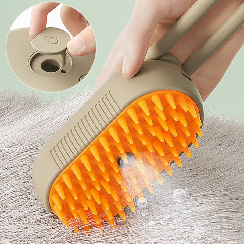 3 in 1 Cat Dog Steam Brush Electric Spray Massage Brushes Pet Grooming Comb Hair Removal Combs