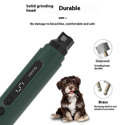 Dog Nail Clipper, Electric Pet Nail Trimmer, Cordless Cat Nail Clippers