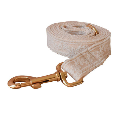 Pet Collar Bow Metal Buckle Lace