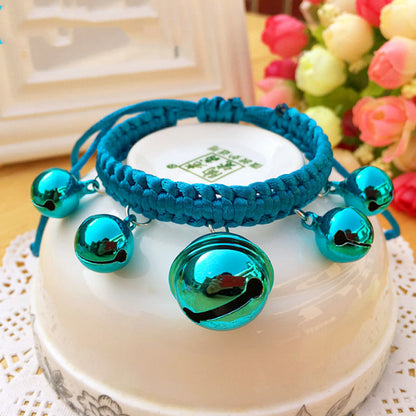 Cute Puppy Cat Neck Jewelry Bell Collar