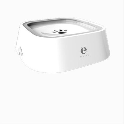 1.5L Cat Dog Water Bowl Portable Floating Bowl with Overflow Protection Slow Flow Water Dispenser Pet Fountain