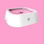 1.5L Cat Dog Water Bowl Portable Floating Bowl with Overflow Protection Slow Flow Water Dispenser Pet Fountain