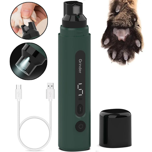 Dog Nail Clipper, Electric Pet Nail Trimmer, Cordless Cat Nail Clippers