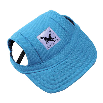 Pet Supplies New Fashionable Oxfordand Dog Costume Hat Baseball Outdoor Tourist Sun Hat