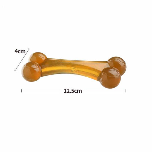 Pet PU Gnaw Double-head Arched Bone Molar Rod