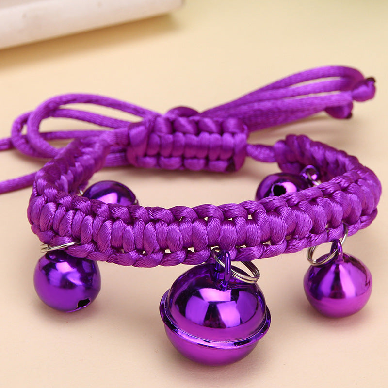 Cute Puppy Cat Neck Jewelry Bell Collar