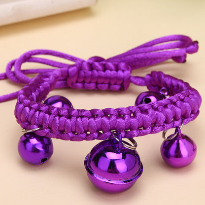 Cute Puppy Cat Neck Jewelry Bell Collar