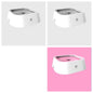 1.5L Cat Dog Water Bowl Portable Floating Bowl with Overflow Protection Slow Flow Water Dispenser Pet Fountain