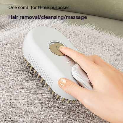 3 in 1 Cat Dog Steam Brush Electric Spray Massage Brushes Pet Grooming Comb Hair Removal Combs