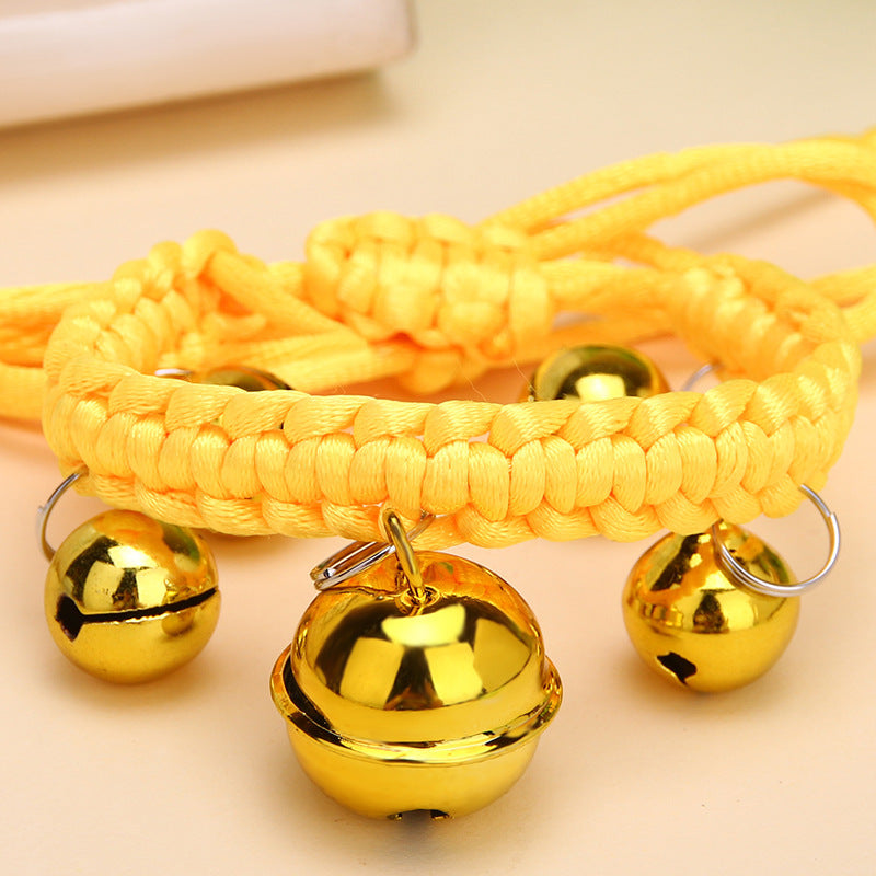 Cute Puppy Cat Neck Jewelry Bell Collar