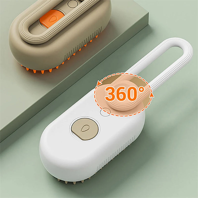 3 in 1 Cat Dog Steam Brush Electric Spray Massage Brushes Pet Grooming Comb Hair Removal Combs